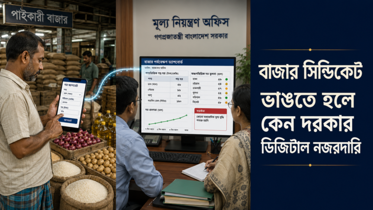 বাজার সিন্ডিকেট ভাঙতে হলে কেন দরকার ডিজিটাল নজরদারি
