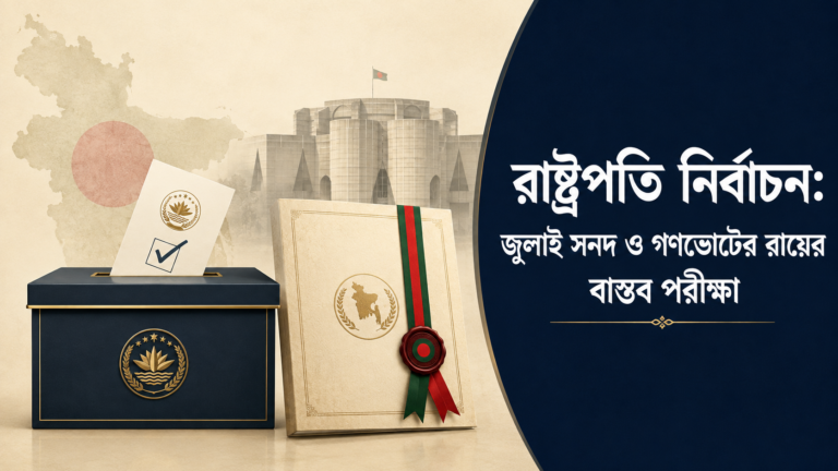 রাষ্ট্রপতি নির্বাচন: জুলাই সনদ ও গণভোটের রায়ের বাস্তব পরীক্ষা