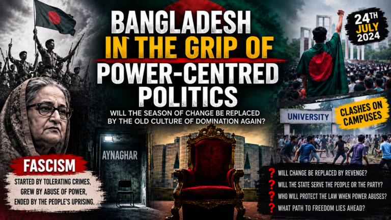 Bangladesh in the Grip of Power-Centred Politics