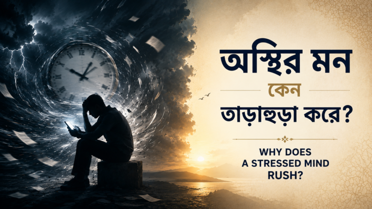 অস্থির মন কেন তাড়াহুড়া করে?